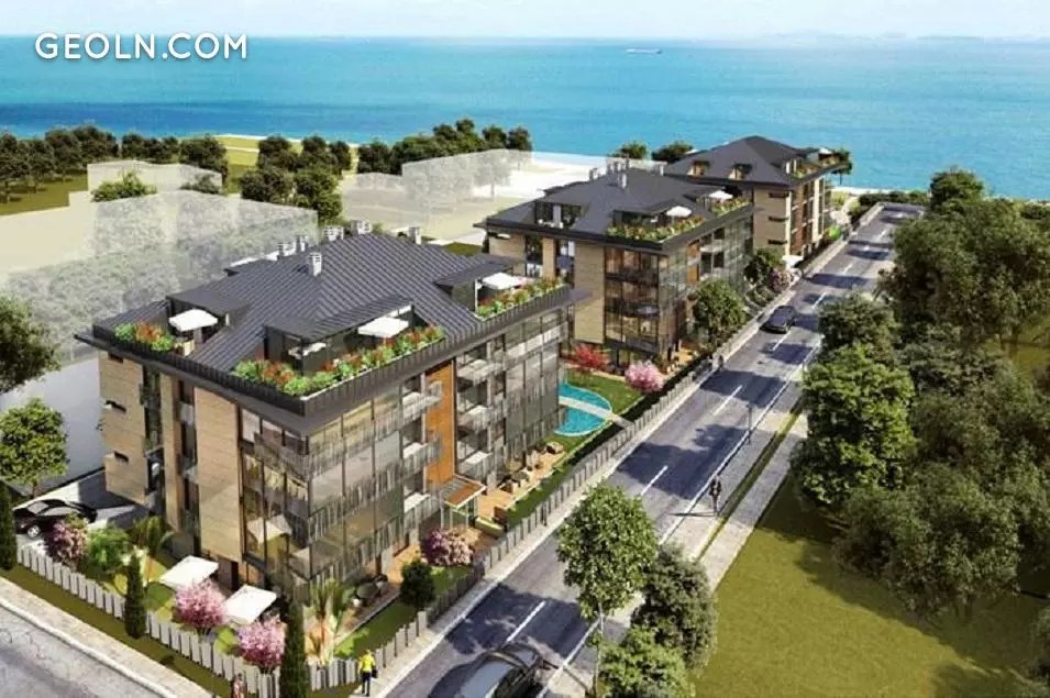 Delta Yalı Yeşilköy projesinin dış cephesi — Yeşilköy, Bakırköy, İstanbul